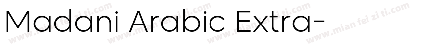 Madani Arabic Extra字体转换